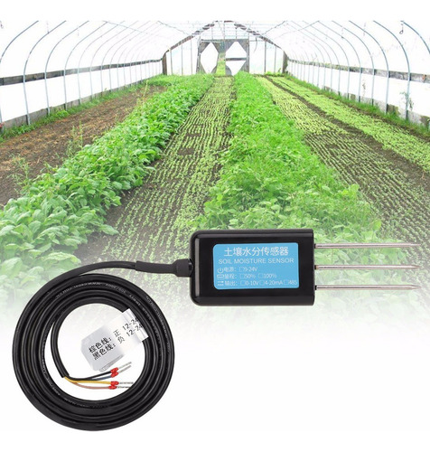 Sensor Humedad Del Suelo 4-20ma 12-24v Salida Impermeable