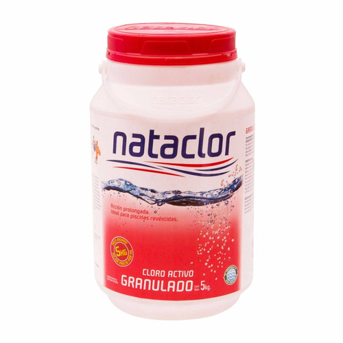 Cloro Granulado Piscina Disolución Lenta Nataclor 5 Kgs