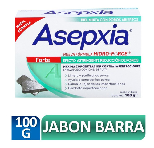 Jabon Forte Asepxia Anti-acné Seca Magistral Lacroze