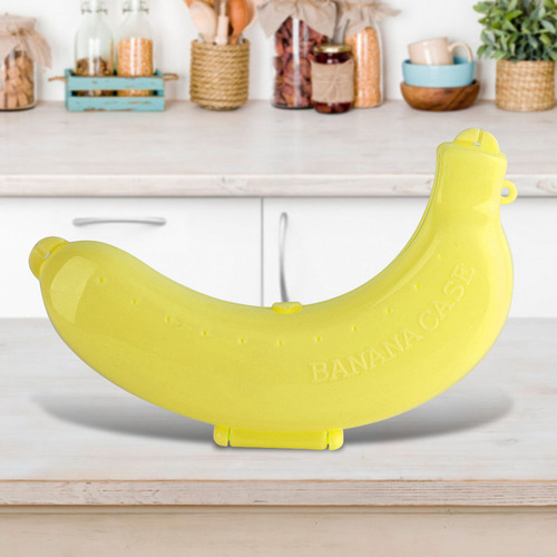 Bonita Funda Protectora Con Forma De Plátano, Color Amarillo