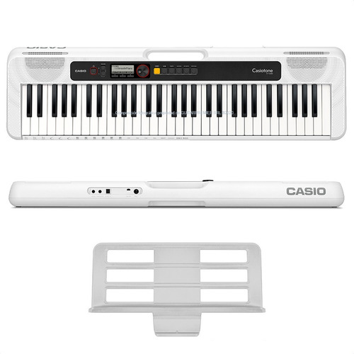 Imagen 3 de 10 de Organo Casio Ct-s200 Funda Pie Auriculares Banqueta Fuente