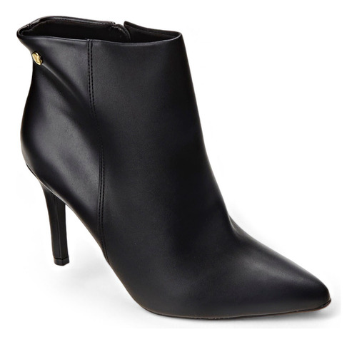 Bota Feminina Cano Curto Salto Fino Napa Vizzano