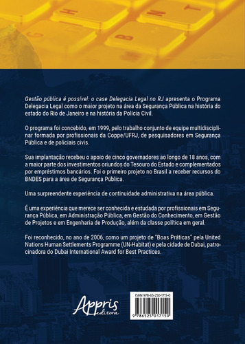 Gestão pública é possível: o case Delegacia Legal no RJ, de Campos, Cesar José de. Editorial Appris Editora e Livraria Eireli - ME, capa mole em português, 2021