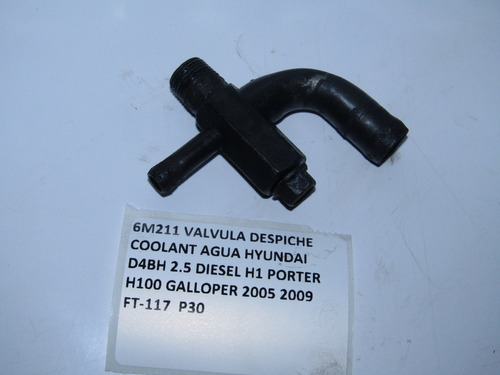 Valvula Despiche Coolant Agua Hyundai D4bh Diesel 2005 2009