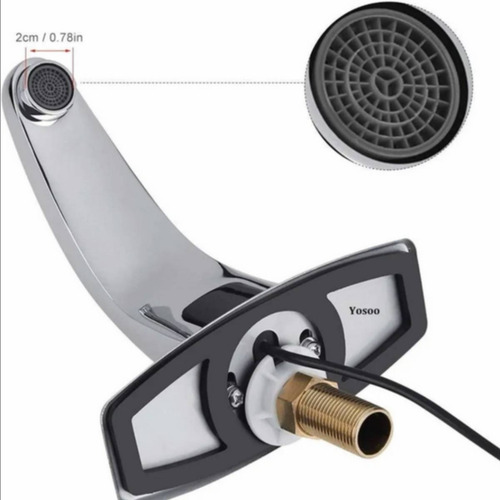 Llave Monomando Para Lavabo Con Sensor Agua Automática Iml