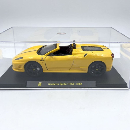 Ferrari Colección Escala 1:24 Burago 20cm Box Acrílico Metal