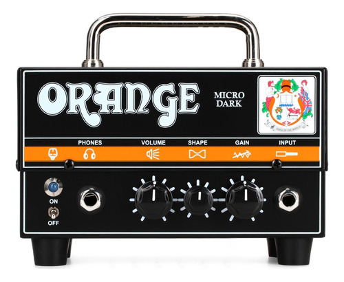 Cabezal Híbrido Orange P/guitarra Micro Dark De 20 Watts