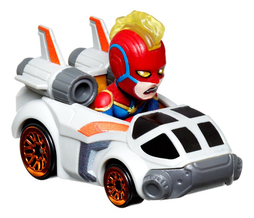 Hot Wheels Racerverse Vehículo Capitana Marvel En Jet Lucha