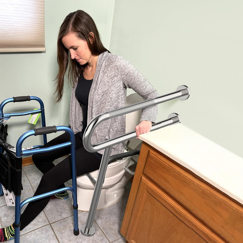 Riel De Soporte Para Inodoro Munzong 31.3x31.5 Pulgadas Color