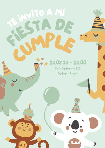 Tarjetas/ Invitaciones Virtuales/ Banderines/ Autoadhesivos