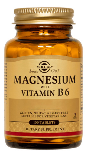 Magnesium + Vitamin B6 (100 Tabs)