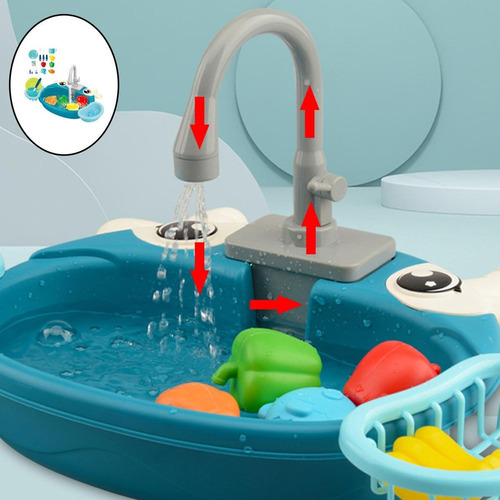 For Fregadero De Accesorios Sensoriales Montessori Con Agua