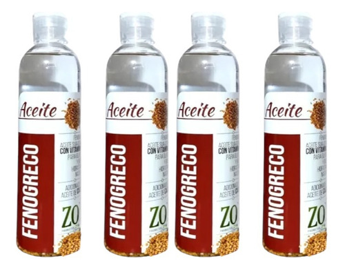 4 Aceites De Fenogreco 250ml - mL a $63