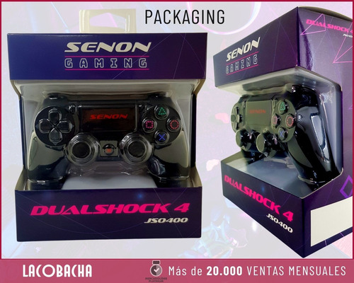 Joystick Inalambrico Senon Ps4 Ps3 Y Pc Bluetooth Cable