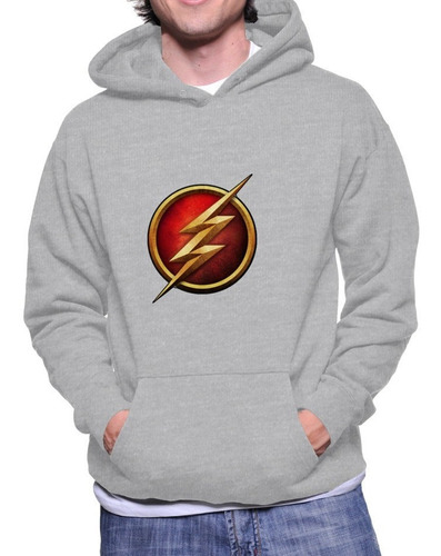 Blusa Moletom Flash Moleton Super Heroi Camiseta