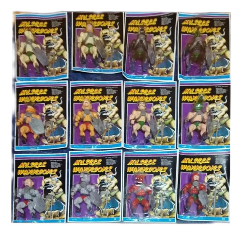 Muscle Warriors Colección 12 Figuras Galaxy Motu Lazer Combo