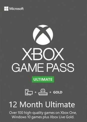 Xbox Game Pass Ultimate + Xbox Live Core 12 Meses