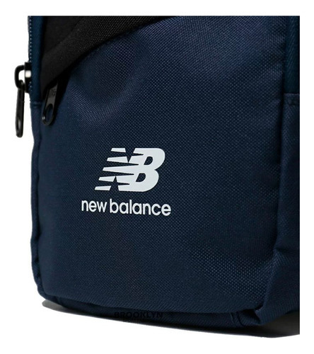 Bolsa New Balance Colorblock Sling - azul índigo cor azul índigo