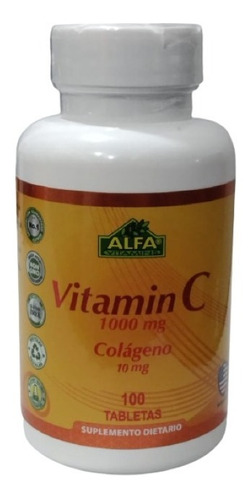 Vitamina C En Tabletas Alfa - Unidad a $540