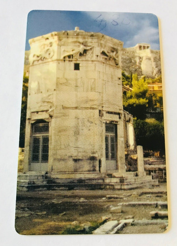 Tarjeta Telefónica Grecia Atenas Torre De Los Vientos Acued. (Usado)