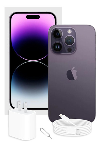 Apple iPhone 14 Pro Max 128 Gb Morado Con Caja Original (Reacondicionado)