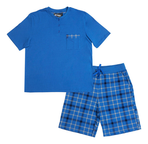 Pijama Hombre Tejido De Punto Algodón Suave Mc/pc Jm6