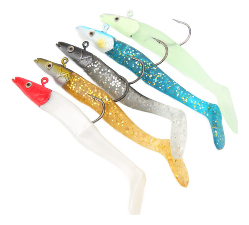 Juego De Cebos Y Aparejos De Pesca, Kit Blando, Aspecto Real