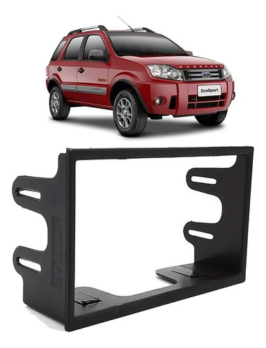 Moldura Painel 2 Din Ford Ecosport 2004 2005 2006 2007 2008