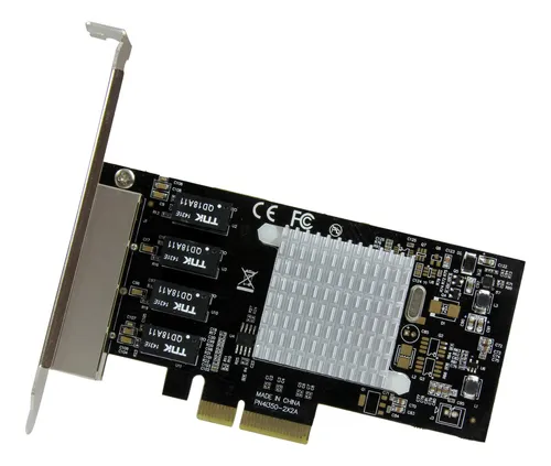 Tarjeta De Red Pcie 4 Puertos Rj45 Intel I350
