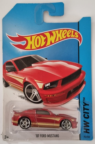 Hot Wheels ´07 Ford Mustang Hw City 95/250 Lacrado