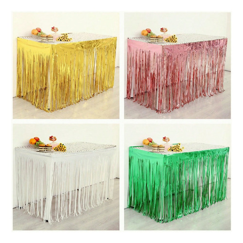 Mantel De Seda Para Fiestas - Vestido De Mesa De Fiesta
