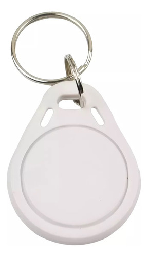 Llaveros Proximidad Rfid Mifare 13,56mhz Sin Numeración Blanco