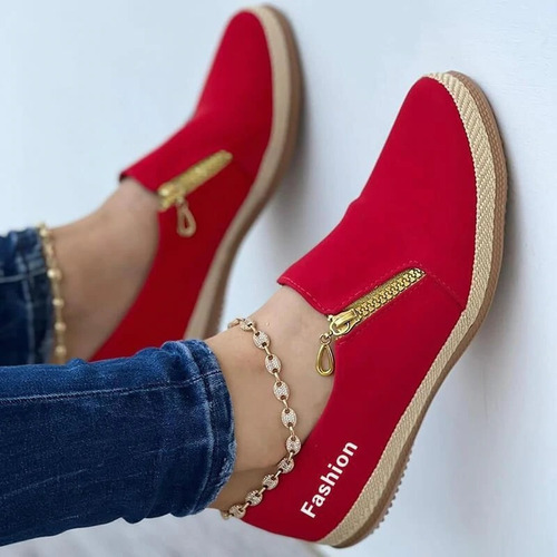 Zapatos De Mujer Pisos Otoño Caminar Zapatillas De Deporte