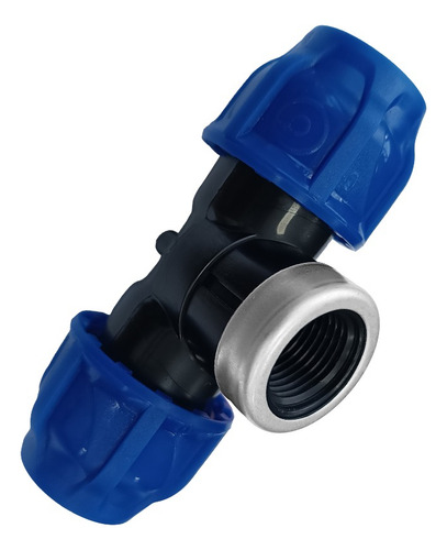 Tee De Compressão Pp P/pead 63x63 2'' Rosca Femea