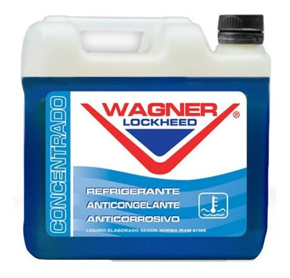 Liquido Anticongelante Wagner Lockheed 5 Litros Azul Concen