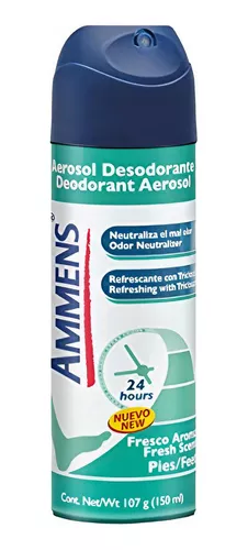 Desodorante para Pies en Aerosol Ammens Woman Vigorizante 120g