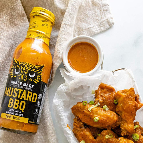 Salsa De Mostaza Bbq 354 Ml Aprobada Whole30 Paleo Keto