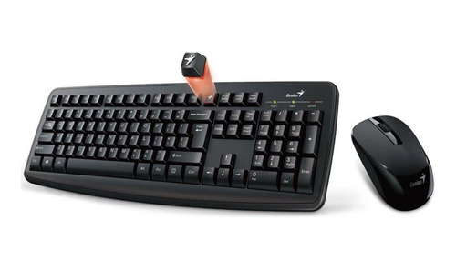 Teclado + Mouse Genius Km-8100 Usb Com85 Flaber 