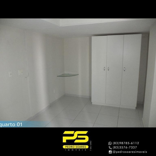 Apartamento Com 2 Dormitórios Para Alugar, 46 M² Por R$ 1.700,00/mês - Manaíra - João Pessoa/pb - Ap4230
