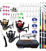 Comprar Kit 3 Varas De Pesca Com Molinete Ultra Light Completo Promo