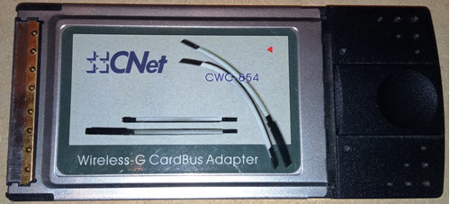 Tarjeta Pcmcia Cardbus Wireless-g Cnet Cwc-854 54mb