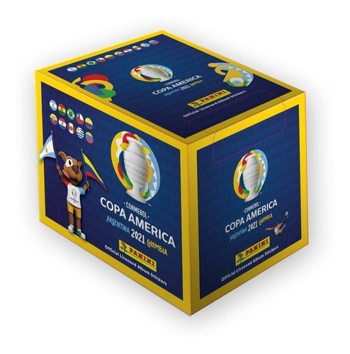 Caja + Album Tapa Blanda Copa America 2021 Panini