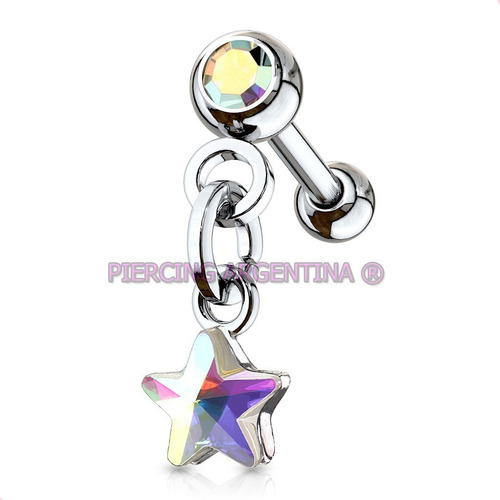 Imagen 2 de 2 de Piercing Individual Gota Colores Piercing Argentina ®