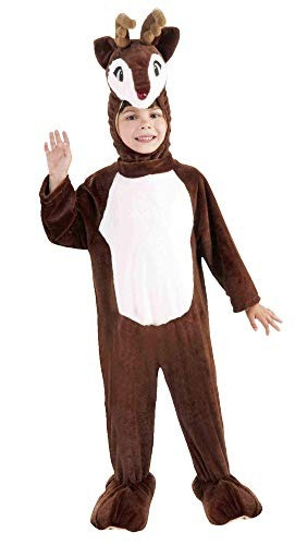 Foro Novedades Niño Del Traje De La Mascota Del Reno, Brown.