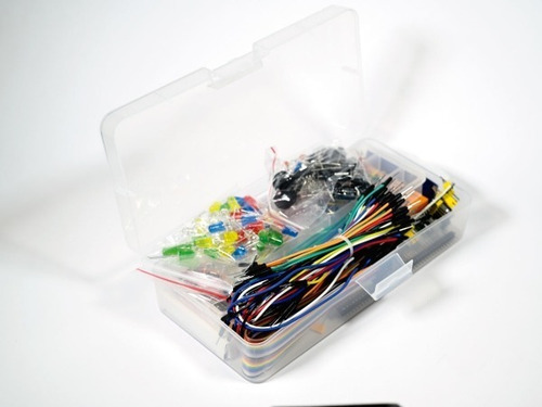 Imagen 1 de 4 de Kit Led Arduino Con Protoboard Y Fuente
