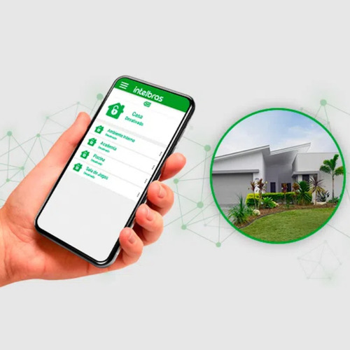 Kit Alarme Anm 24 6 Sensores Presença Ivp 1000 Pet Intelbras