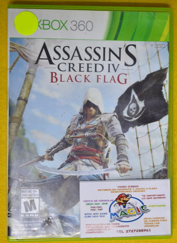 Assassin's Creed Iv: Black Flag Xbox 360* Play Magic