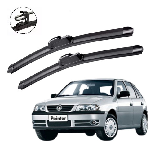 2 Plumas Limpiaparabrisas Brx Vw Pointer 2002