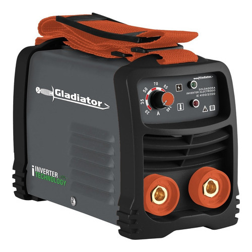 Soldadora Inverter Para Electrodo Mma 100 Amp Gladiator Color Gris