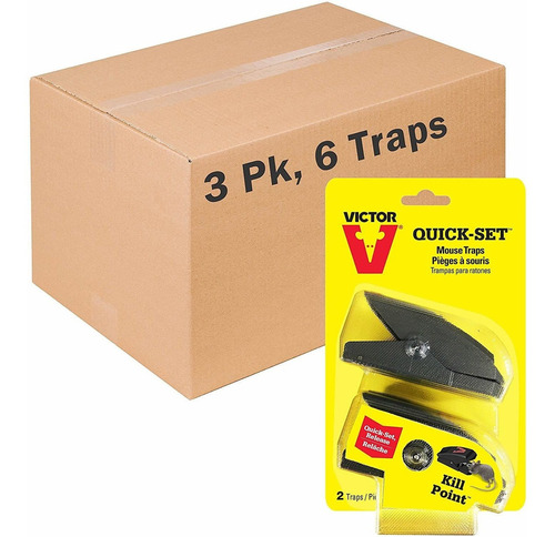 Victor M137-3a - Trampas Para Ratón, 6 Trampas